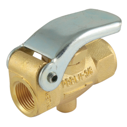 2/2 BRASS POPPET VALVE 3/8BSPP LEV/SPRIN