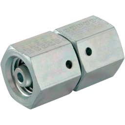 06/06MM OD STRAIGHT SWIVEL COUPLER (S)