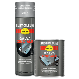 HARD HAT 1KG GALVA ZINC/ALUM PAINT