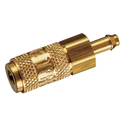 02MM  HOSETAIL COUPLING BRASS UNPLATED