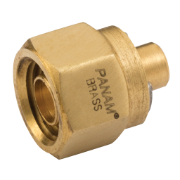 PLUG 6 OD BRASS