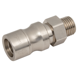 Couplings - Series 200 Dry Breaking Quick Release Couplings - Male Thread, BSPP, Brass