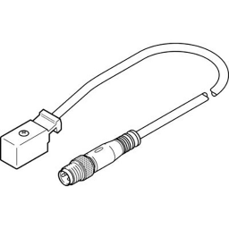 KMYZ-2-24-M8-0,5-LED connecting cable