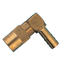 3/8'HT COUPLING VITON 90o BARB