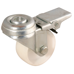 50MM SWIVEL BRAKE CASTOR  BOLT HOLE FTG