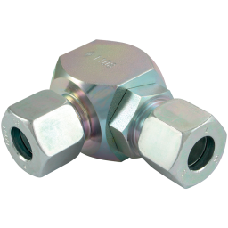 06MM OD SW ELBOW BANJO COUPLER STEEL (L)