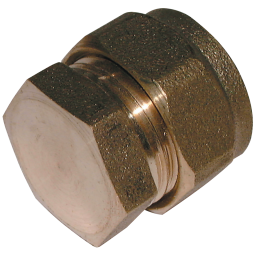 08MM OD STOP END BRASS