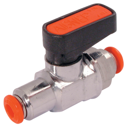 MINI BALL VALVE WITH 4MM PUSH-IN