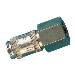M5 METRIC FEM  COUPLING BRASS NICKEL