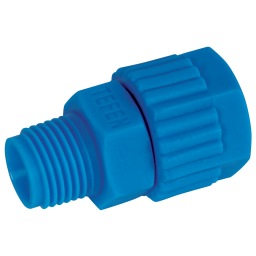 MALE CONNECTOR 6 X 1/8