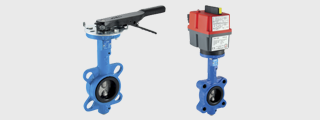 HUK Butterfly Wafer Pattern Valves