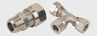 Aignep Metric Nickel Plated Compression Fittings