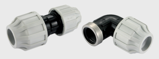 Air-Pro Compression Fittings for Polyethylene Pipe