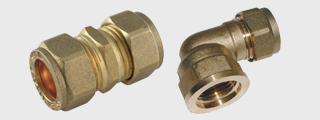 Air-Pro Metric Brass Plumbing Compression Fittings