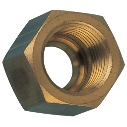 04MM OD BRASS NUT X M08X1.0