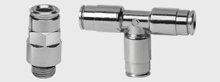 Camozzi Series 8000 Dual Seal Super-Rapid Push-in Fittings