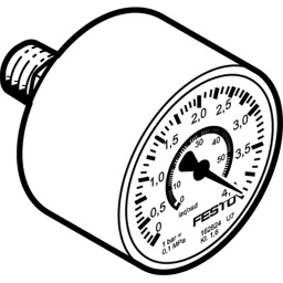 MAP-40-4-1/8-EN precision pressure gauge