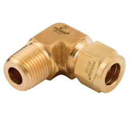 MALE ELBOW 4 OD 1/8 NPT BRASS