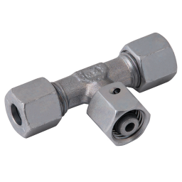 06MM OD X M12X1.5 SWIVEL BRANCH TEE (L)