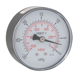 0/-30HG 40MM VACUUM GAUGE 1/8