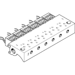 MHA1-P2-2-M3-PI manifold block