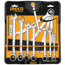 8 - 18MM RATCHET SPANNER SET