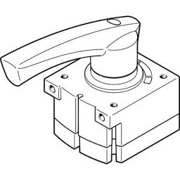 VHER-H-B43U-B-G18 hand lever valve