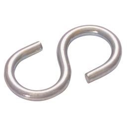 3X25MM 'S' HOOK ZINC PLATED