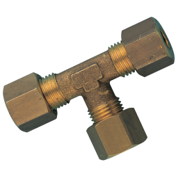 04MM OD EQUAL BRASS TEE