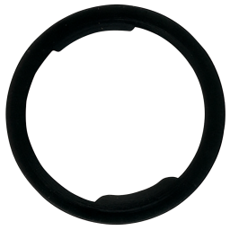 M5 METRIC NYLON NOTCHED WASHER BLACK