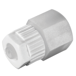 FEMALE CONNECTOR 6 X 1/8 PVDF