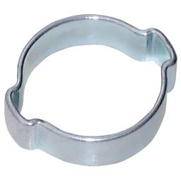 3.1-4.1MM    2-EAR STEEL CLAMP PLATED