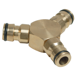 BRASS 3 WAY CONNECTOR