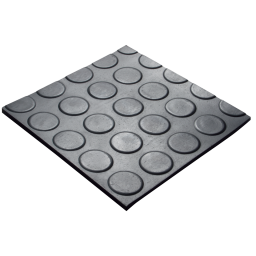 4MM X 1.2M X 10M 5 BAR ROUND DOT MAT