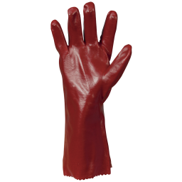 SIZE 9.5 35CM PVC RED GAUNTLETS