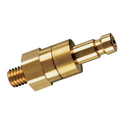 M5 METRIC MALE PLUG DS BRASS