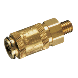 M5 METRIC MALE COUPLING DS BRASS