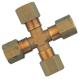 06MM OD EQUAL BRASS CROSS