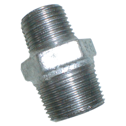 EE-3/8X1/4 MALE BSPT NIPPLE (GALV)