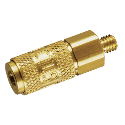 M3 METRIC MALE COUPLING BRASS UNPLATED
