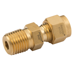 04MM  OD X 1/8 NPT  MALE STUD BRASS