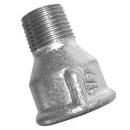 EE-3/8X1/4 MXF BSPTXBSPP SOCKET (GALV)