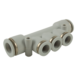 06MM (IN 2) X 04MM (OUT 3) GREY MANIFOLD