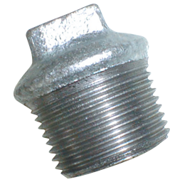 EE-1/4 MALE BSPT HOLLOW PLUG (GALV)