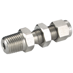 BULKHEAD MALE CONN 1/8 OD 1/8 NPT