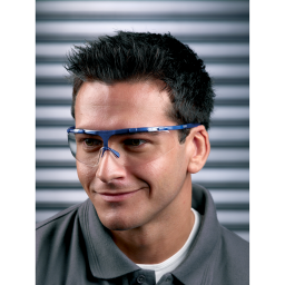 UVEX SUPER G BLUE FRAME CLEAR LENS